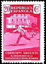 Spain 1936 Press Association 20 Ptas Pink Edifil 710